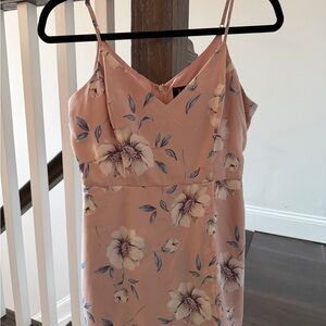 Lulu's Pink Floral Romper
